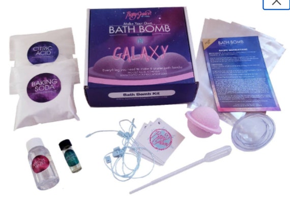 DIY Galaxy Bath Bomb Making Kit, Planet Bath Bomb Making Kit