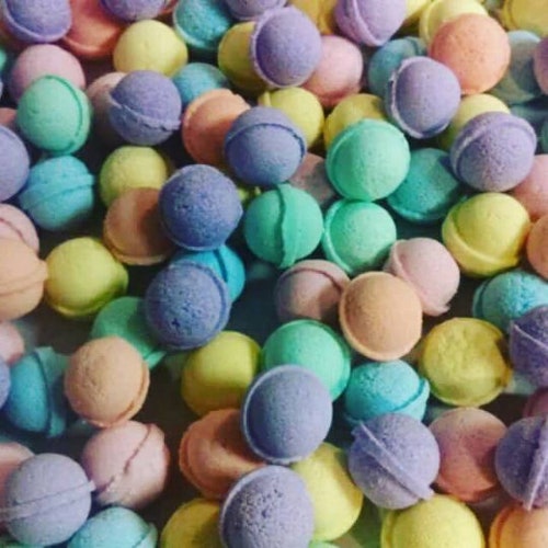 Mini Rose Bath Bomb Etsy