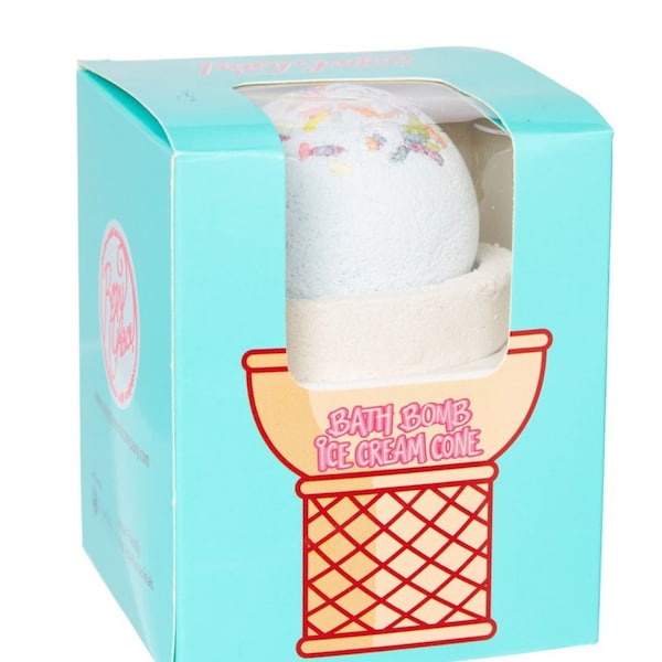 Ice Cream Party Favor, Ice Cream Bath Bomb, Birthday Gift Box, Ice Cream Birthday Party, Birthday Gift for Kids, Unique Gifts for Kids