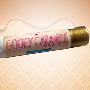 Lip Balm-All Natural Lip Balm-Caramel Lip Balm-Lip Gloss-Chapstick-Chapped Lips-Natural Chapstick-Handmade Lip Balm