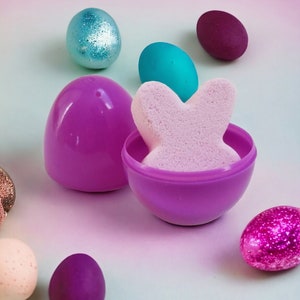 Natural Bath Bomb Bunnies, Easter Basket Fillers