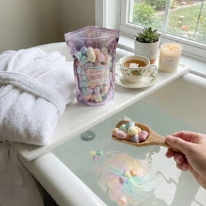 Mini Bath Bomb Gumdrops – 8 oz Bag, All Natural Kids Fruity Potion Sprinkles image 5