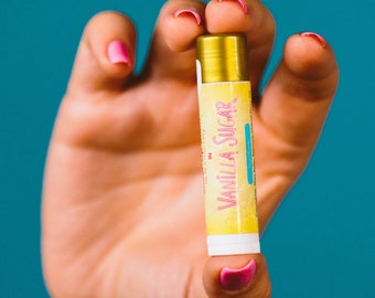 Vanilla Sugar Lip Balm, All Natural Handmade Chapstick