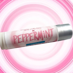 Lip Balm-All Natural Lip Balm-Peppermint Lip Balm-Lip Gloss-Chapstick-Chapped Lips-Natural Chapstick-Handmade Lip Balm