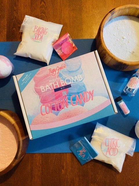 Cotton Candy Bath Bomb Deluxe Kit