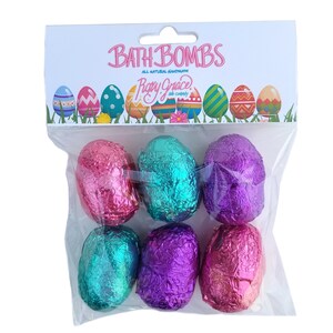All Natural Dye-Free Easter Egg Bath Bombs, Kids Basket Stuffers bild 5