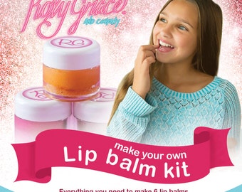 DIY Lip Balm kit -DIY Crafts-All Natural Lip Balm Kit New Flavors Just In! Pink Lemonade, Creamsicle, and Marshmallow! FREE gift wrap
