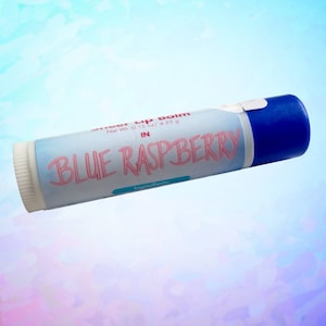 Lip Balm-All Natural Lip Balm-Blue Raspberry Lip Balm-Lip Gloss-Chapstick-Chapped Lips-Natural Chapstick-Handmade Lip Balm