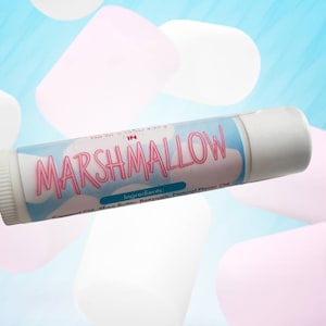 Marshmallow lip Balm-All Natural Lip Balm-Shea Butter Lip Balm-Lip Gloss-Chapstick-Chapped Lips-Natural Chapstick-Handmade Lip Balm
