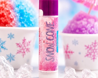 Snow Cone Lip Balm | Natural Flavored Lip Balm | Handmade Moisturizing Lip Balm | Everyday Lip Care
