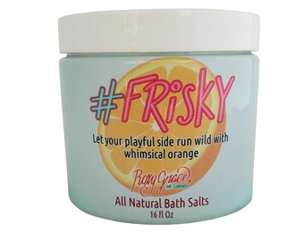 Himalayan Bath Salts with Orange Essential Oils, Natural Bath Soak