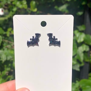 Mouse Bat Halloween Stud Earrings | Halloween Earrings | Bat Earrings