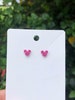 Mini Mouse Sparkle Stud Earrings | Small Stud Earrings 