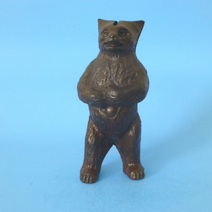 Rare Large &quot;Mean Standing Bear&quot; Still Bank Hubley 1910&#39;s