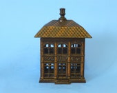 Cast Iron quot Finial quot Still Bank Keyser Rex 1887