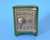 Cast Iron quot National Safe quot Still Bank