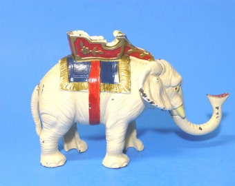 Pristine Mechanical "Elephant Bank"  Hubley 1930's