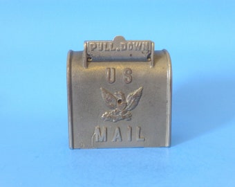 "Gusseisen ""U.S. Mail w/Eagle"" Still Bank Hubley 1906."
