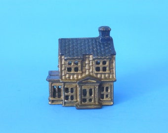 Cast Iron "Small Colonial House" Still Bank  A. C. Williams 1910-1931