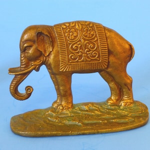 Cast Iron Elephant Book End Greenblatt Studios 1927