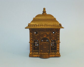 Cast Iron "Home Savings Bank" Still Bank  1890's