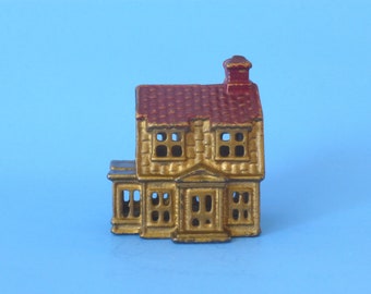 Cast Iron "Colonial House" Still Bank A. C. Williams 1910-1931