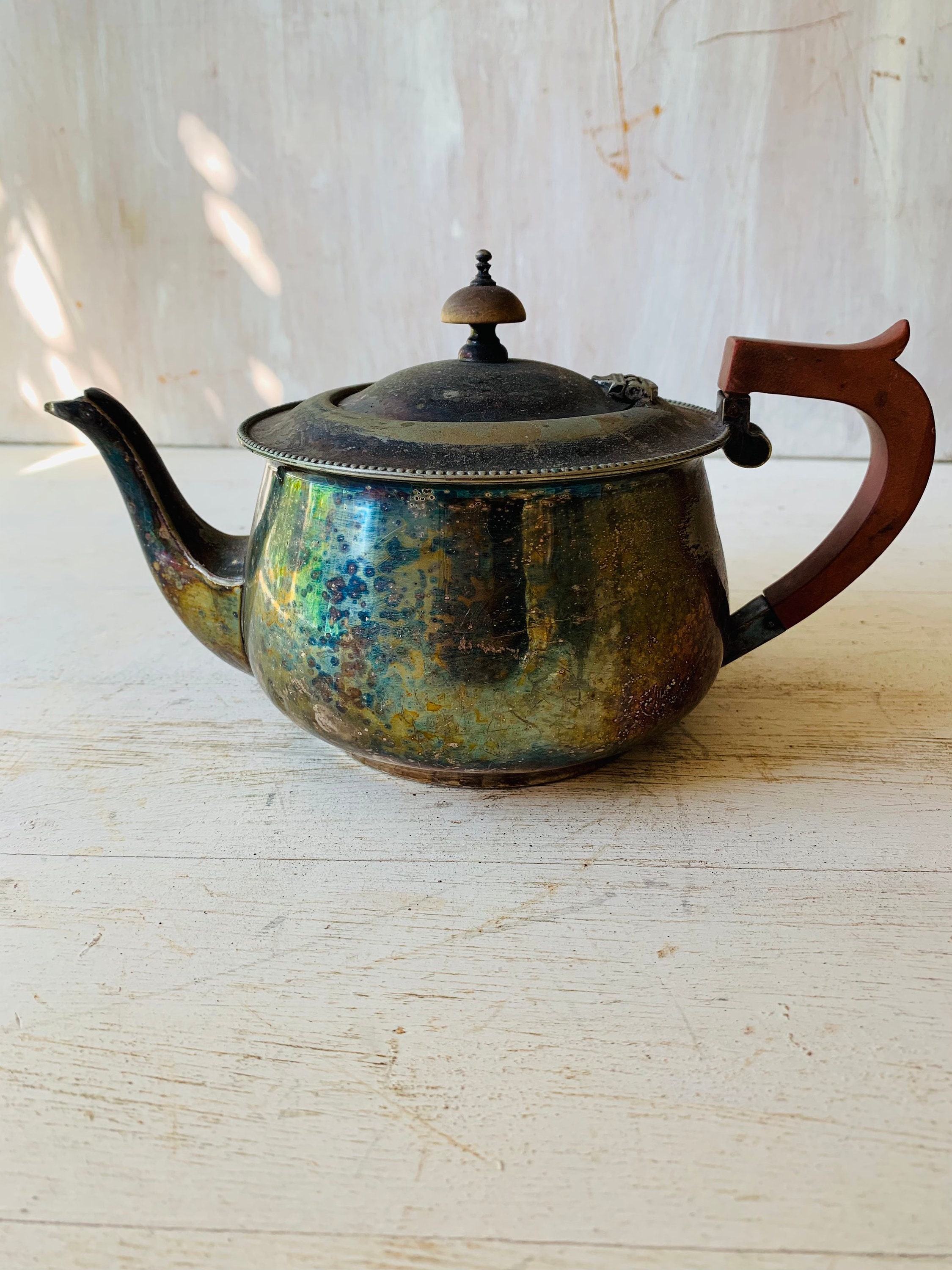 Vintage Silver Plated Teapot Etsy UK