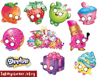 Shopkins - Shopkins Photo Booth - Shopkins photobooth - Shopkins Themed Photo Booth Props - Shopkins printables - Shopkins party - instant