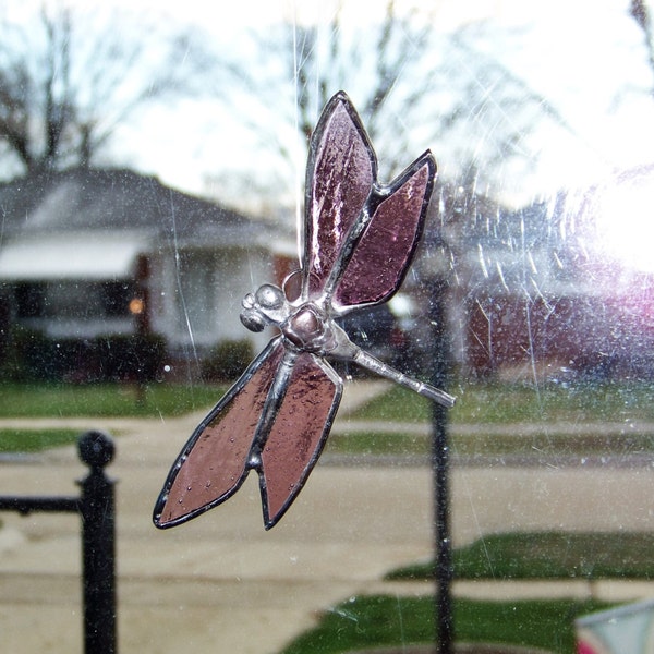 Lavender Dragonfly Suncatcher