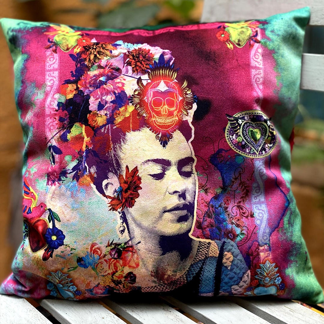 Coussin Collection 40x40cm Toucher Velours Souple, House avec Sa Garniture