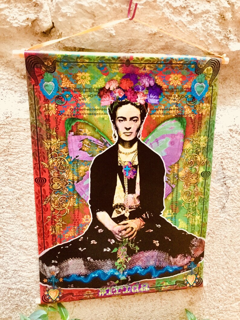 Frida Flowers Poster l'Artiste mexicaine F. Kahlo en Etsy