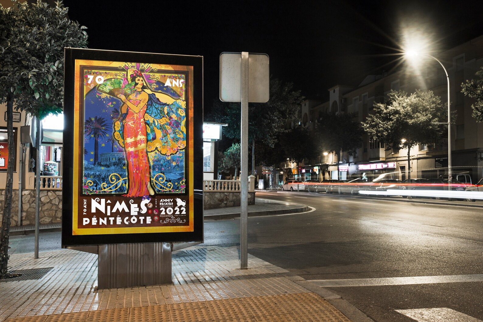 Affiche 2022 Féria de Nîmes cartel des corridas de la féria Etsy France