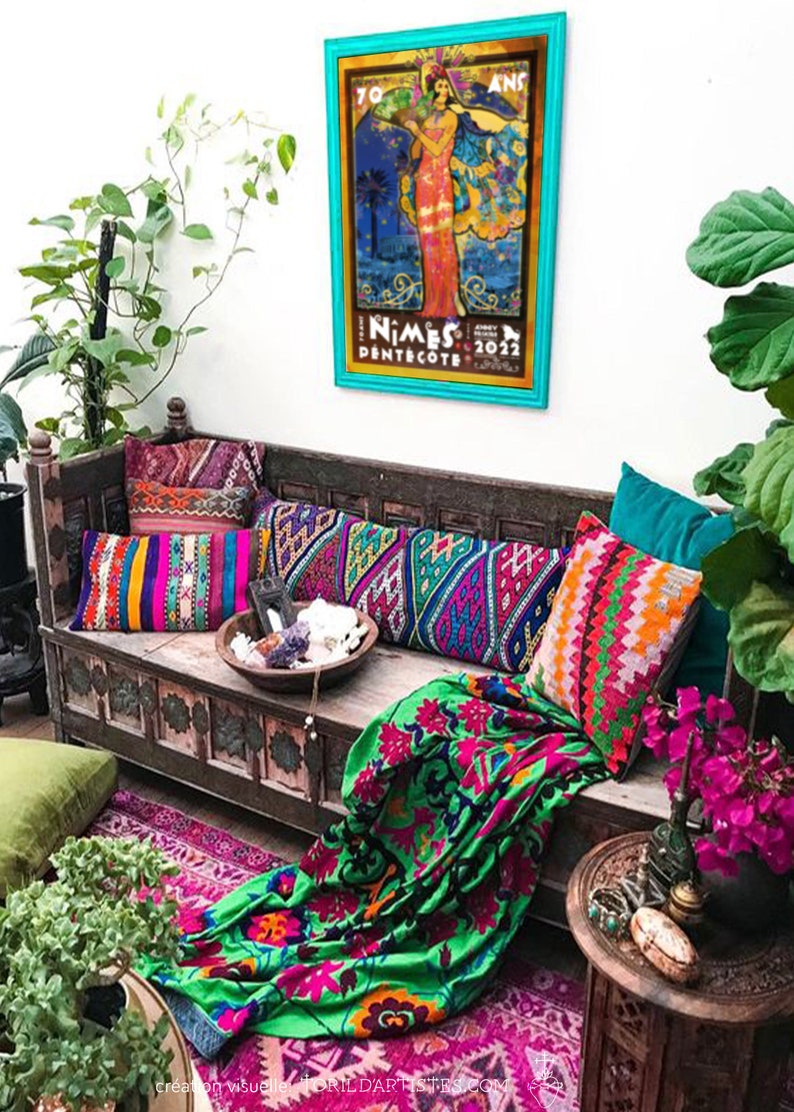 Affiche 2022 Féria de Nîmes cartel des corridas de la féria Etsy France