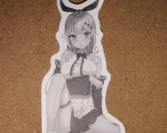 Anime sticker//Anime Girl//Sticker//Lewd Sticker//NSFW//NSFW Sticker//Stickers//Laptop Stickers//Water bottle stickers//Bunny girl