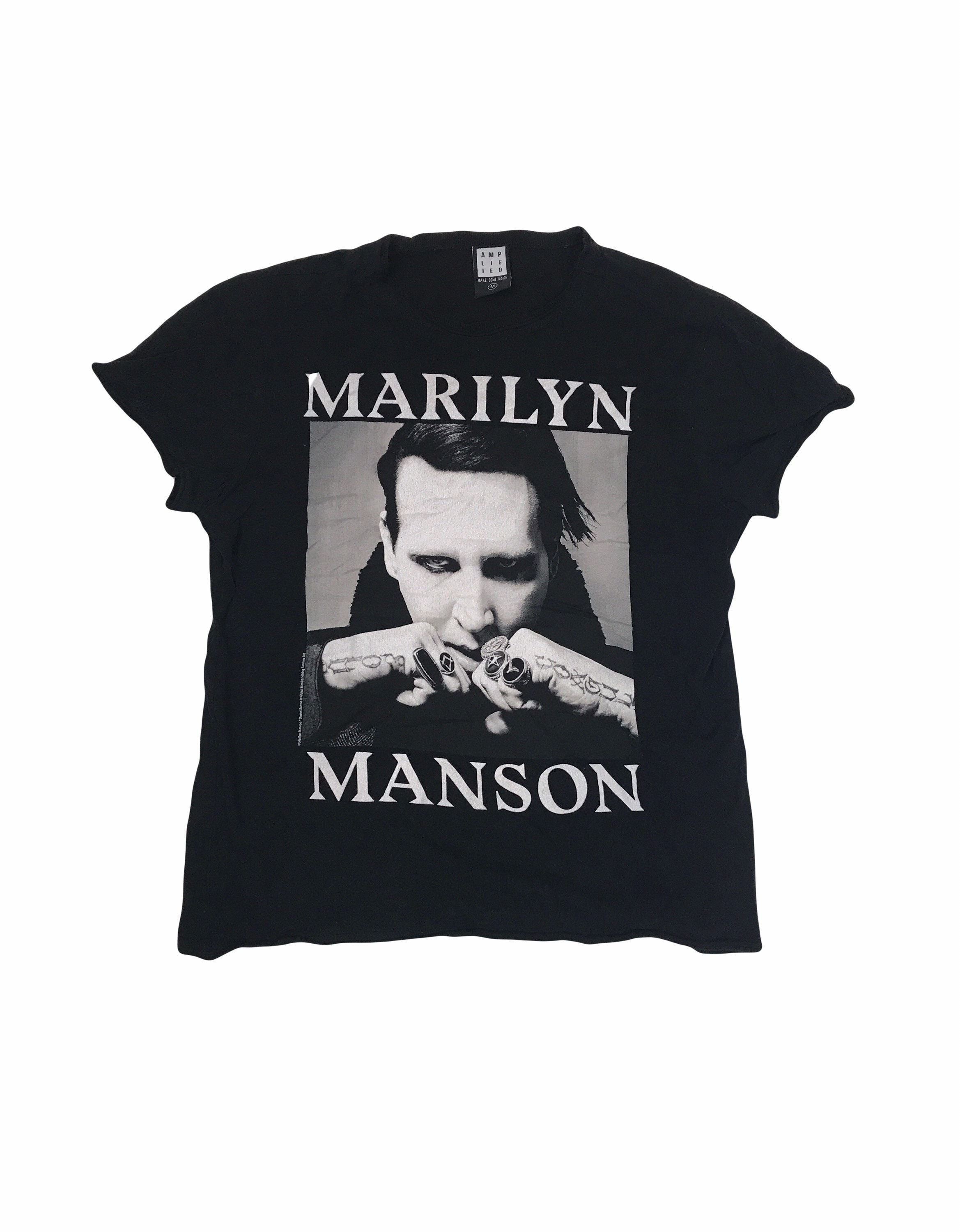 Vintage 00s Marilyn Manson Black T Shirt by Amplified Size - Etsy