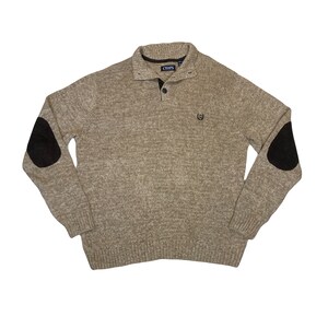 Mens sweater with elbow cheap patches