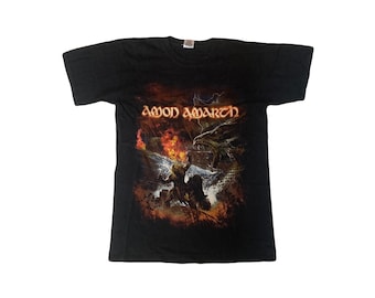 Vintage Amon Amarth twilight of the gods Swedish heavy metal band t shirt size small