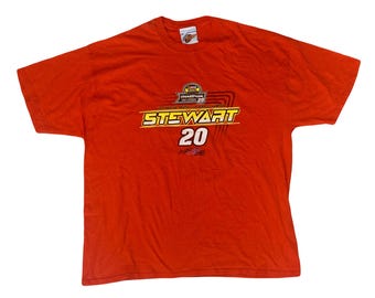 Vintage 05 Tony Steward Home Depot Nascar oranje Joe Gibbs Racing-T-shirt maat XXL van Winners Circle
