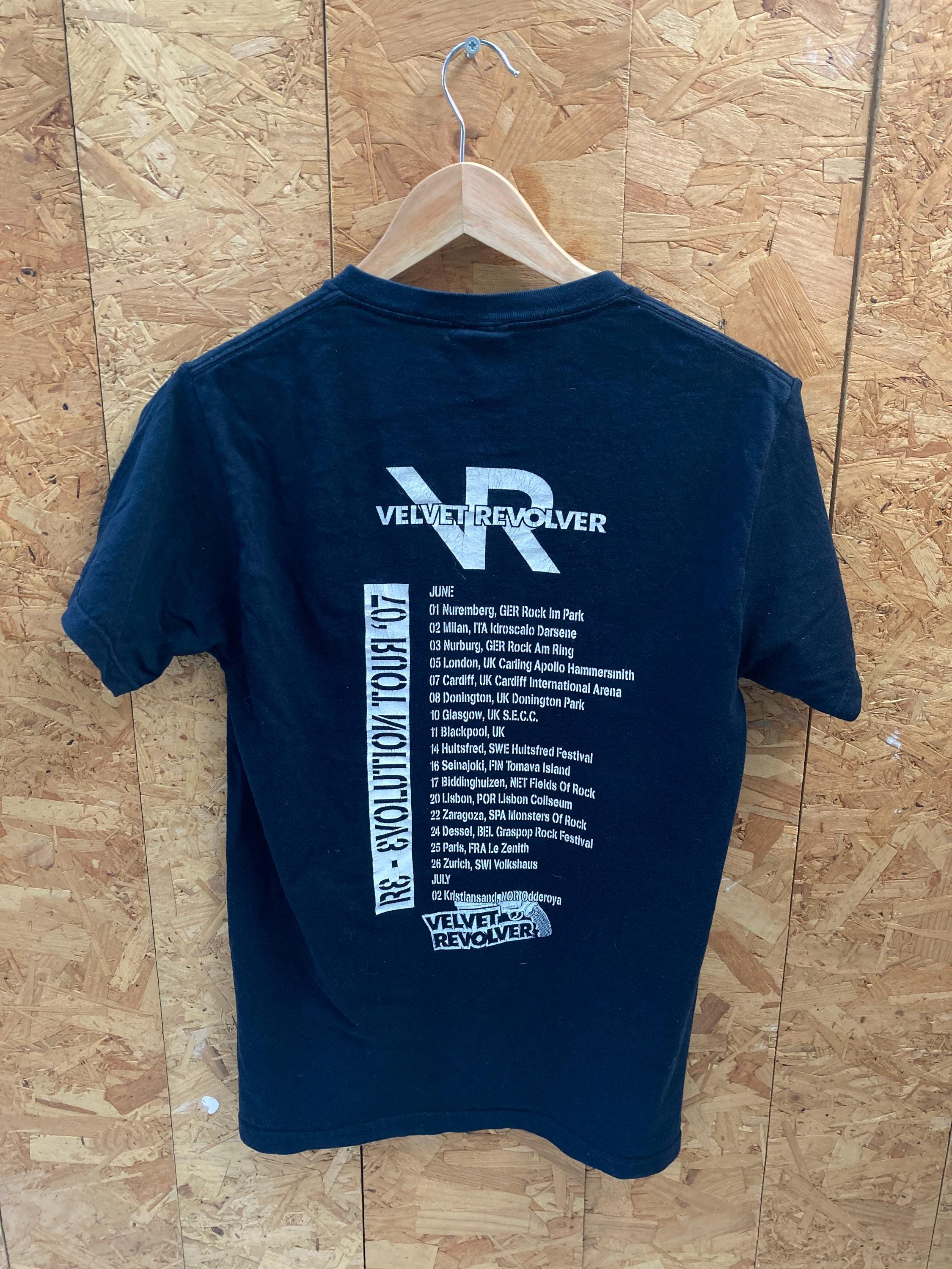 Vintage Velvet Revolver Evolution Tour Double Side Print T-shirt