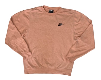 salmon nike sweatshirt