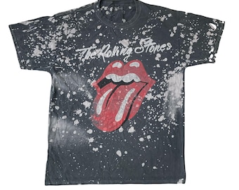 USA製 リキッドブルー ローリングストーンズ タイダイ Tシャツ L ベロ