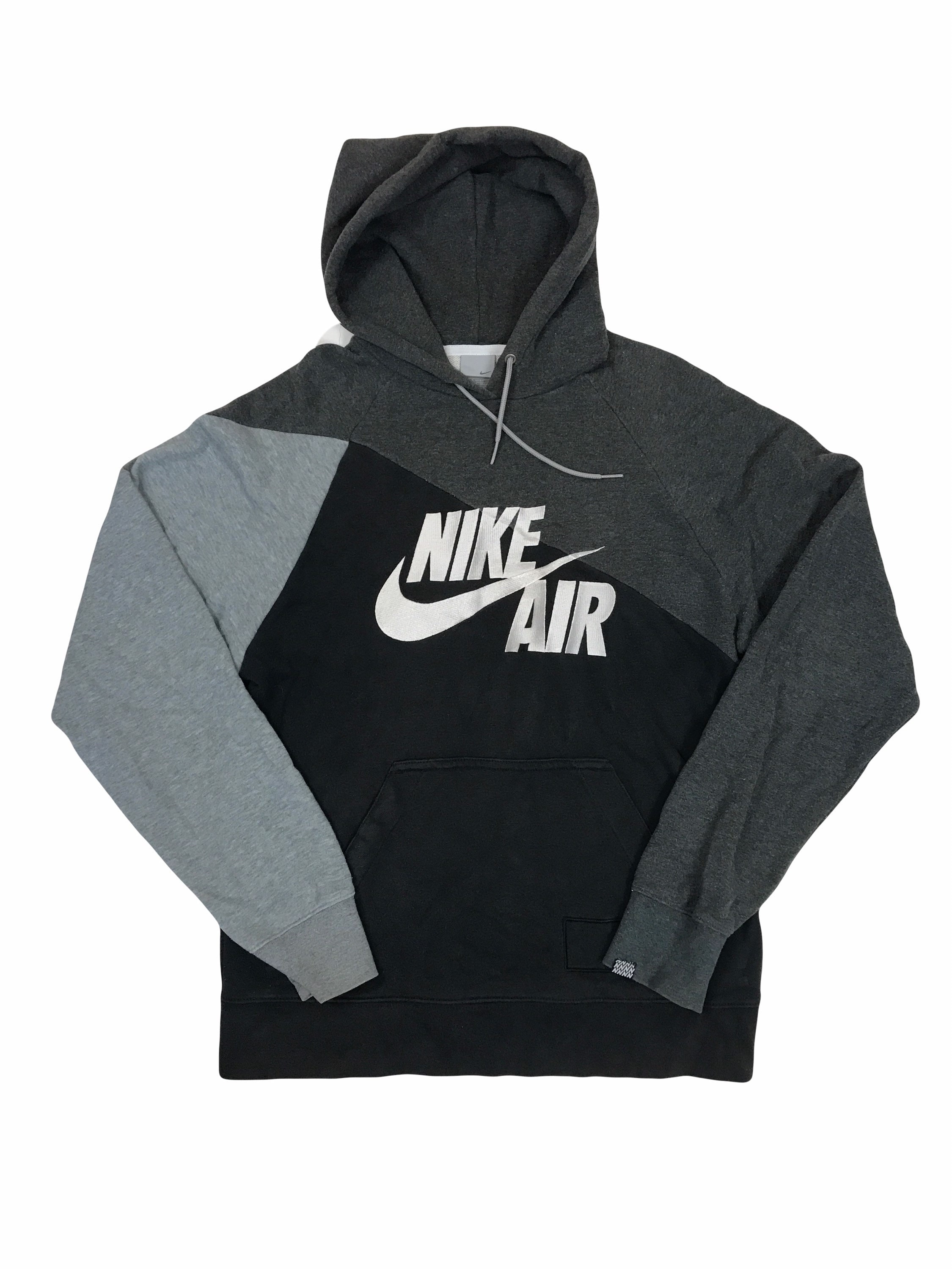 Vintage 00s Old School Nike Air Spell Out Grey Hoodie Size Vintage 00s Old School Nike Air Spell Out Grey Hoodie Size