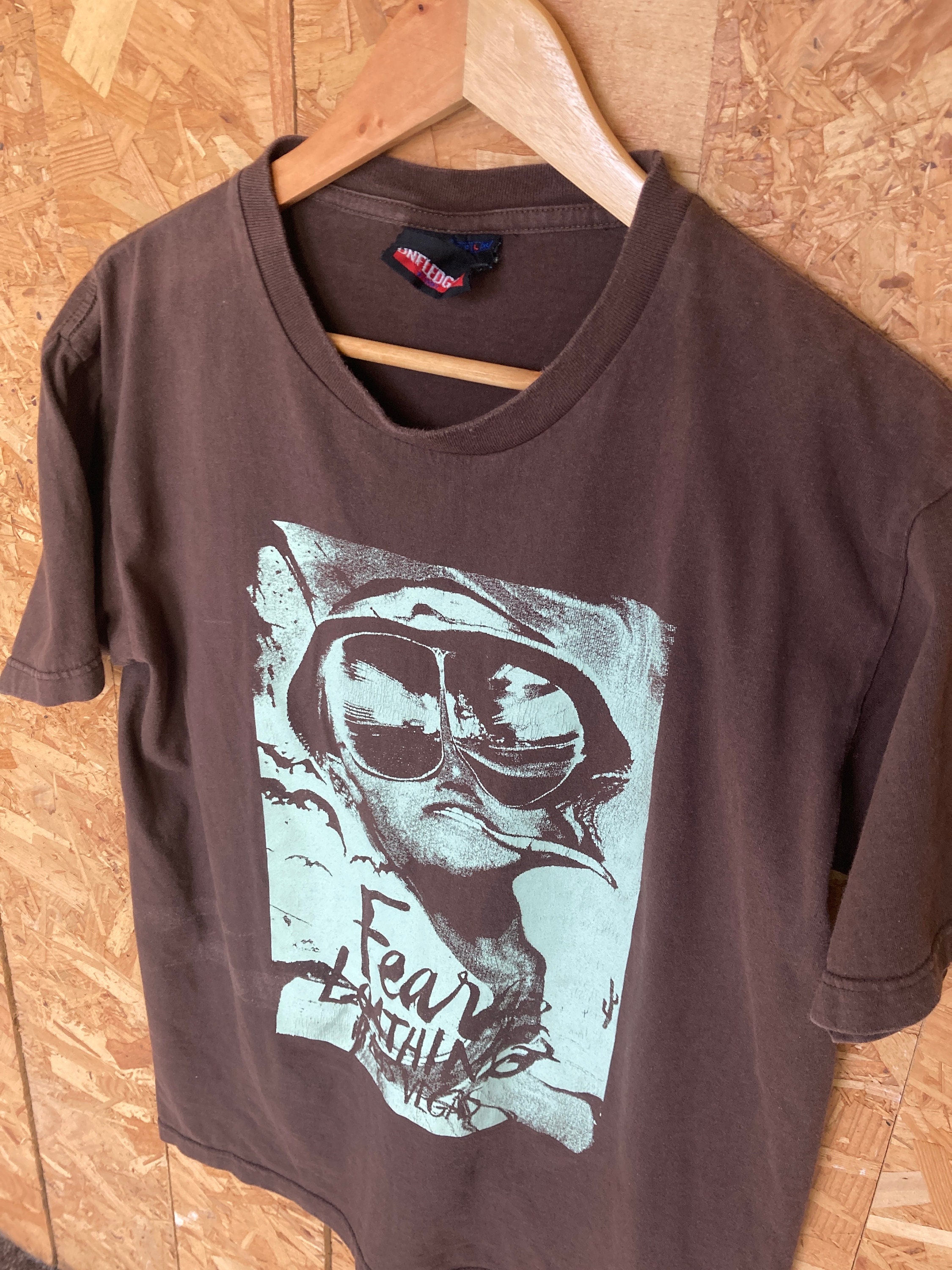 Vintage 90s Fear and Loathing in Las Vegas Brown Green Double