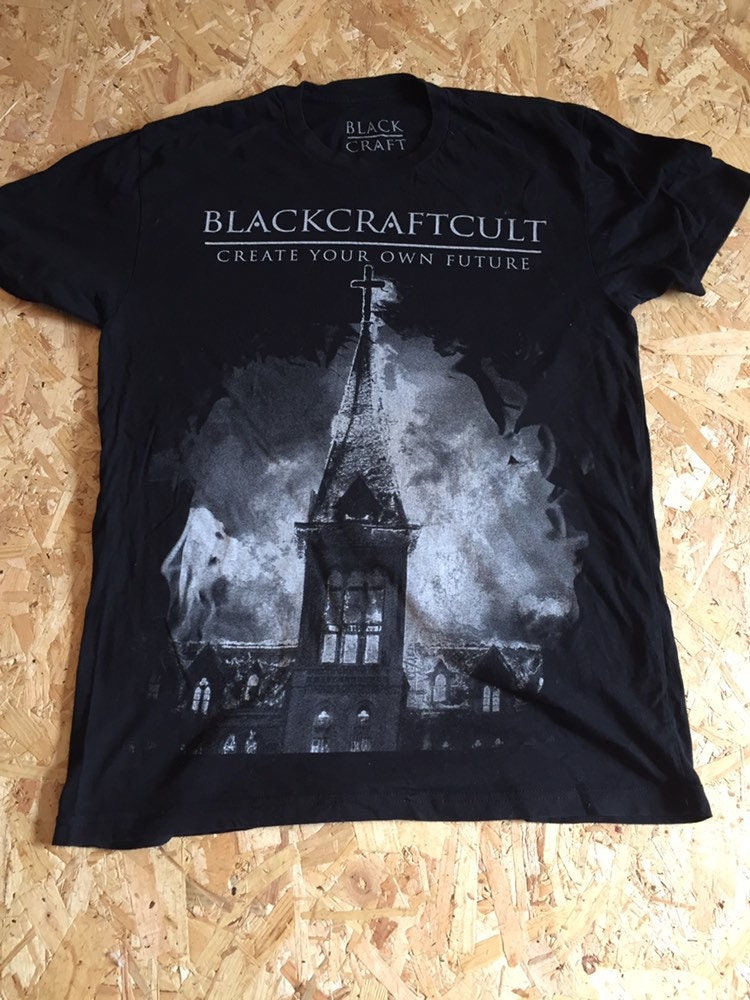 T-shirt Homme Blackcraft Cult Higher Cult, Coupe Slim, Noir, Taille Small, Rockabilia