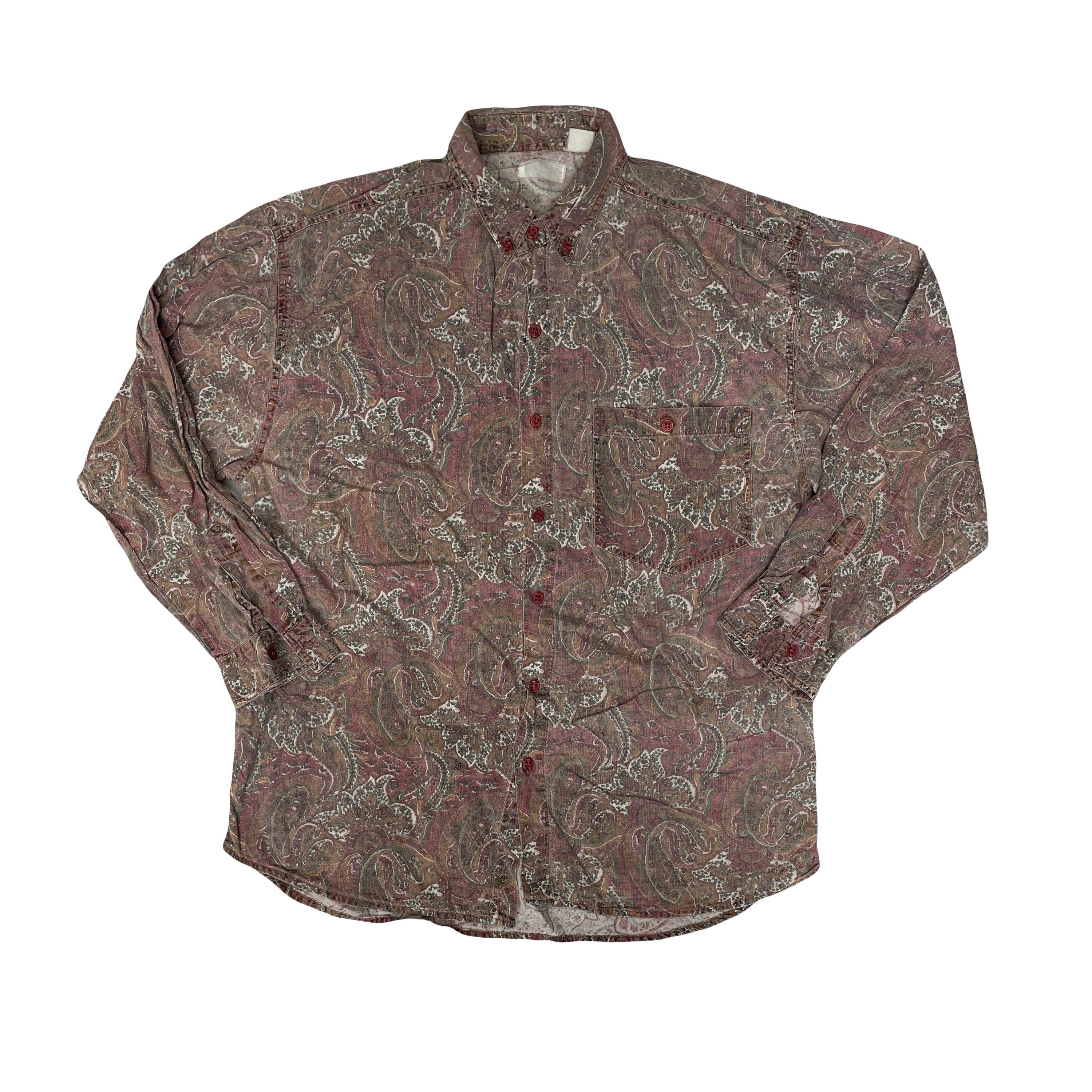 Mens Vintage Paisley Shirt - Etsy Mens Vintage Paisley Shirt - Etsy