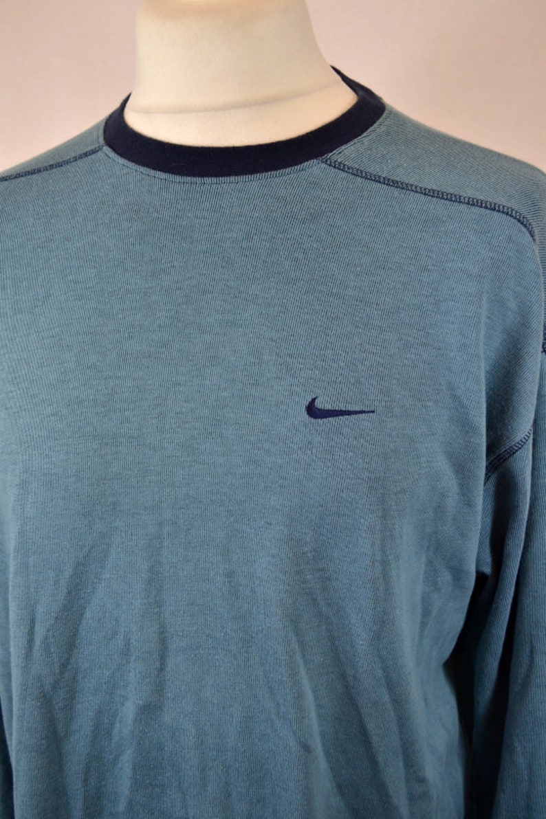 Nike Retro 90's Blue Sweater Vintage Top | Etsy