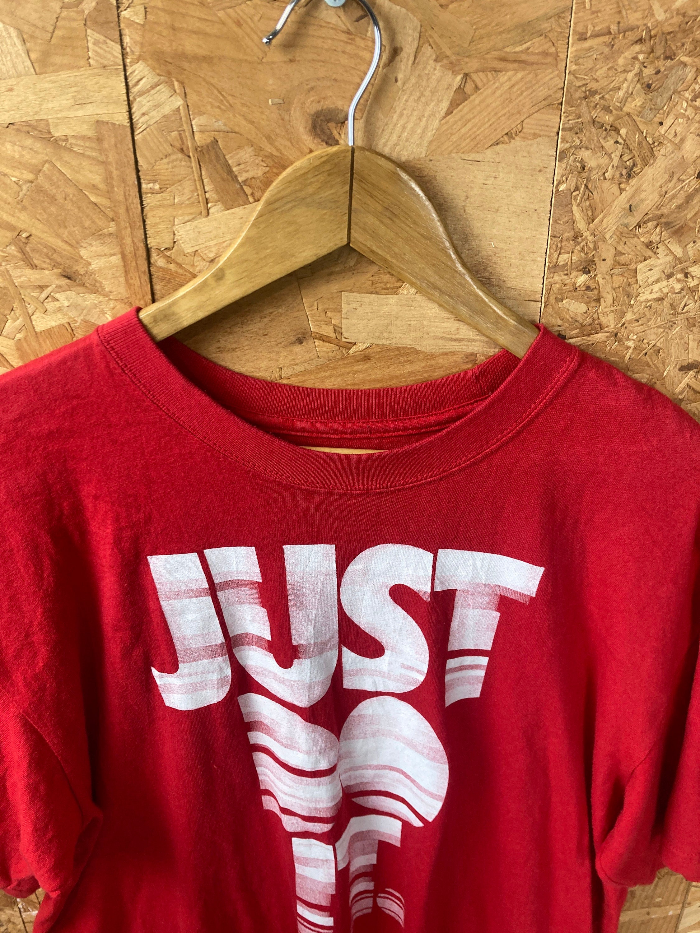 red just do it shirt