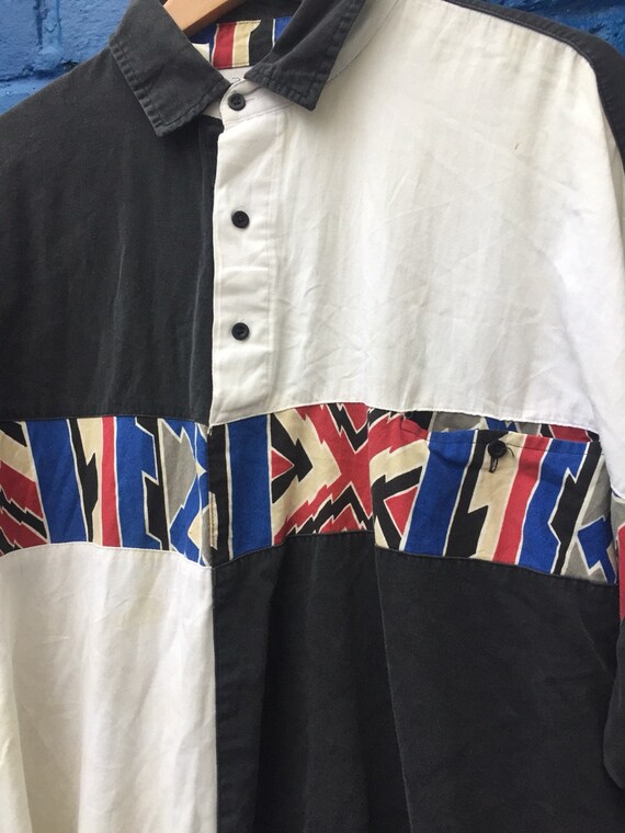 Vintage 80s Roper Panel Aztec Western Shirt L Etsy Israel