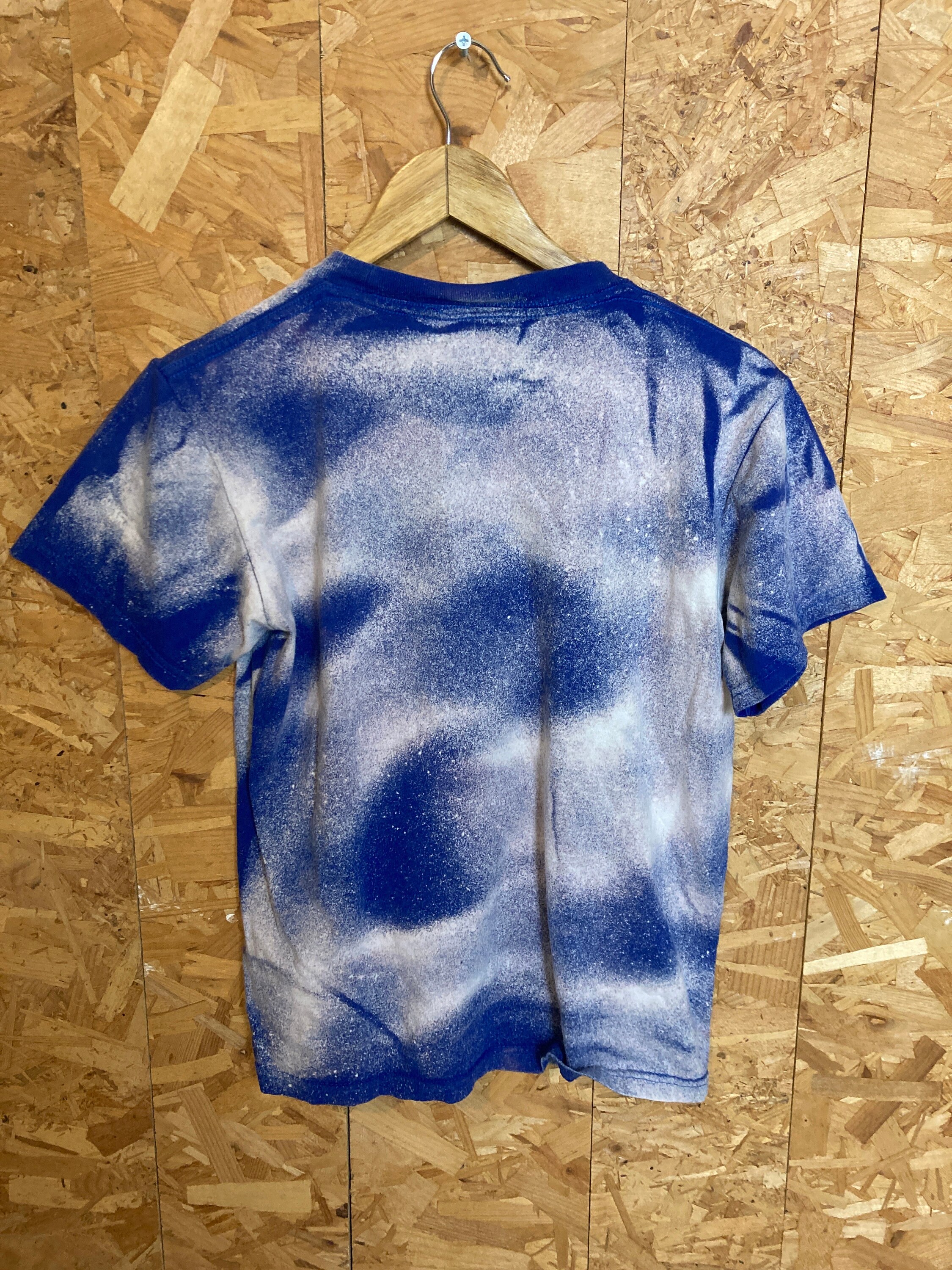 Vintage 90s Hard Rock Cafe Bangkok Blue Acid Wash Tie-dye T-shirt