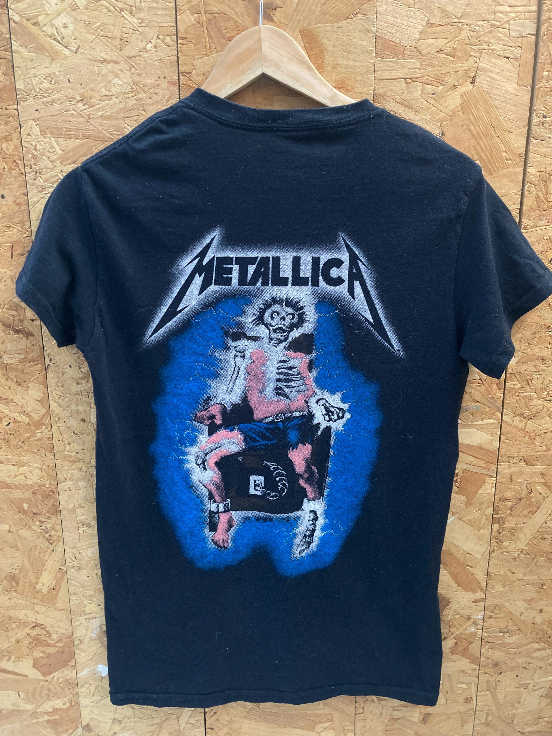 Vintage Metallica Ride the Lightening Double Side Print T-shirt